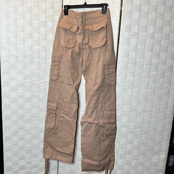 VINTAGE Cargo Pants Baggy Jeans Women Fashion 90s Streetwear Pockets Wide Leg - Picture 7 of 9